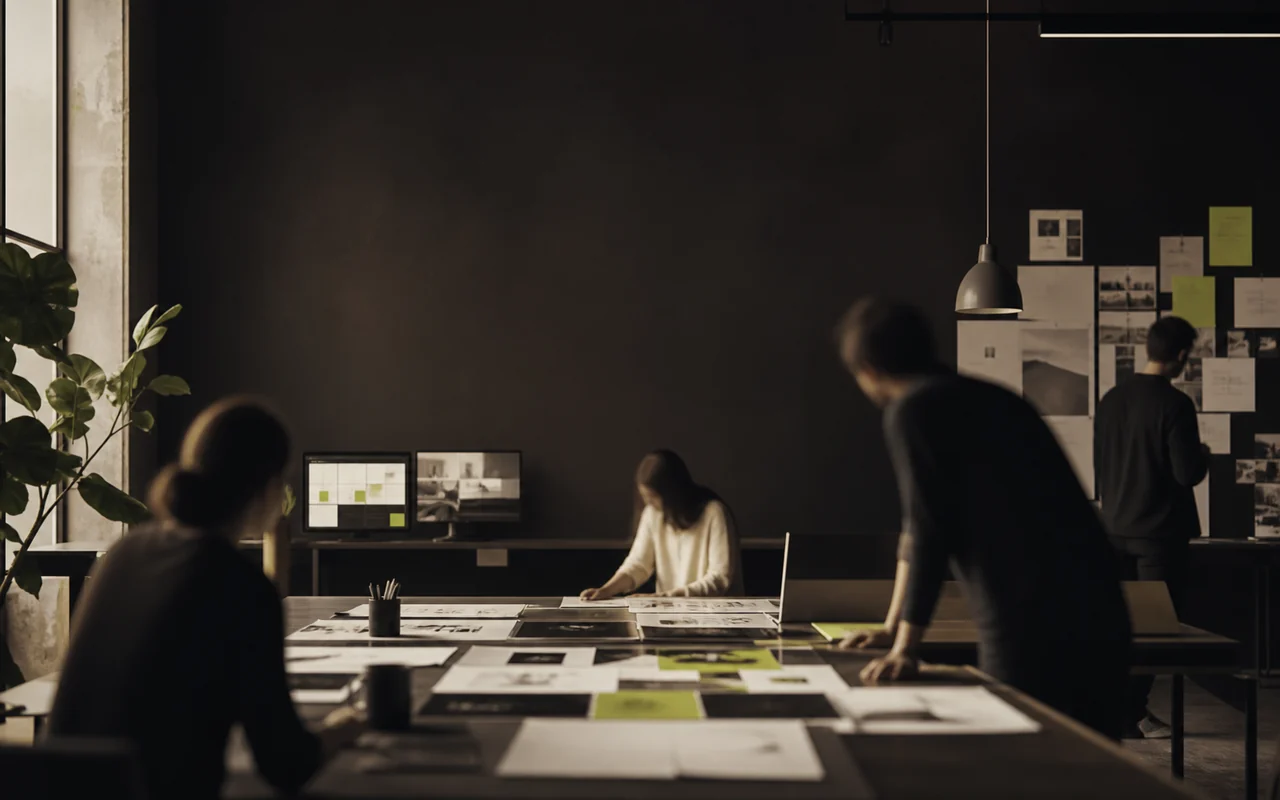 Digital Agency website design concept