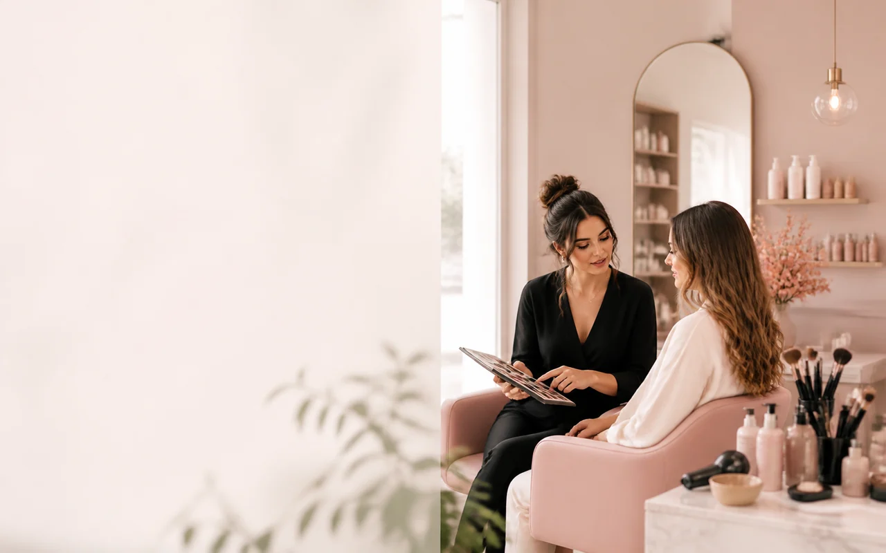 Salon & Spa website design concept